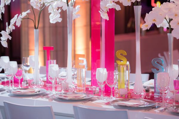 A Mitzvah Lit in Pink