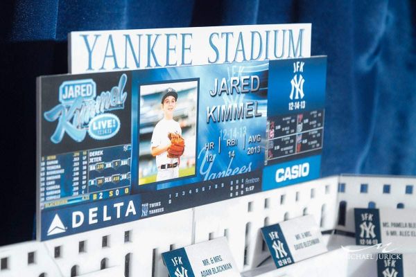 Baseball Bar Mitzvah at Yankee Stadium