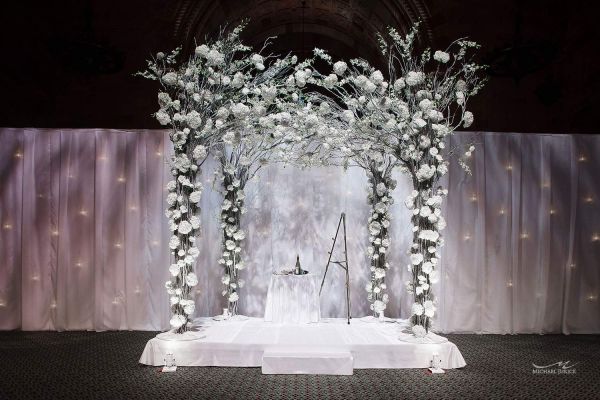 White Floral Wedding at Cipriani 42nd Street