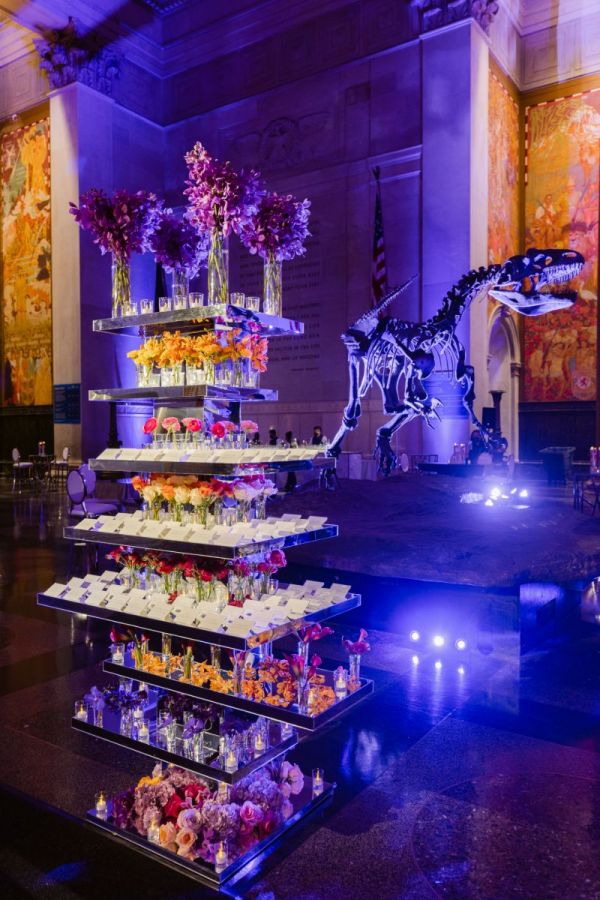 Purple-Infused Wedding at the Museum of Natural History