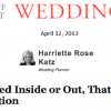 Huffington Post Weddings: Featuring Harriette Rose Katz